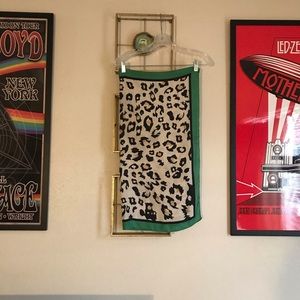 Leopard Print Silk Scarf